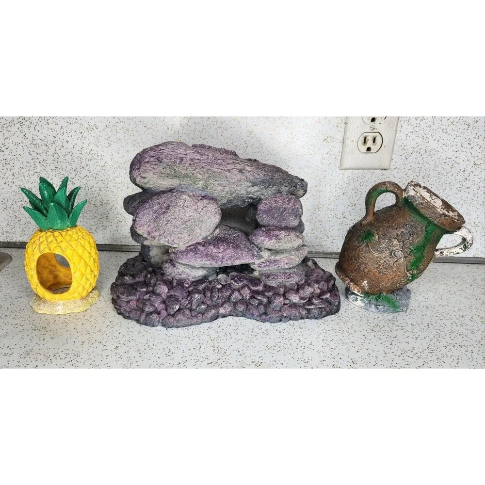 Rock Formation Cave Aquarium Fish Tank Resin Large 8